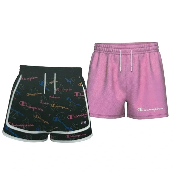 Champion Girls 2 Pack of Shorts Sizes 4, 5/6 & 14/16 - Picture 3 of 6